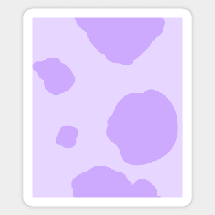 Cow Spots in Purple Sticker